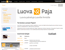 Tablet Screenshot of luovapaja.fi